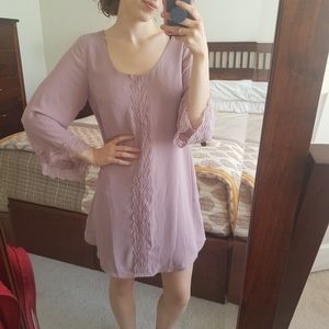 Astr The Label Lace Trim Shift Dress